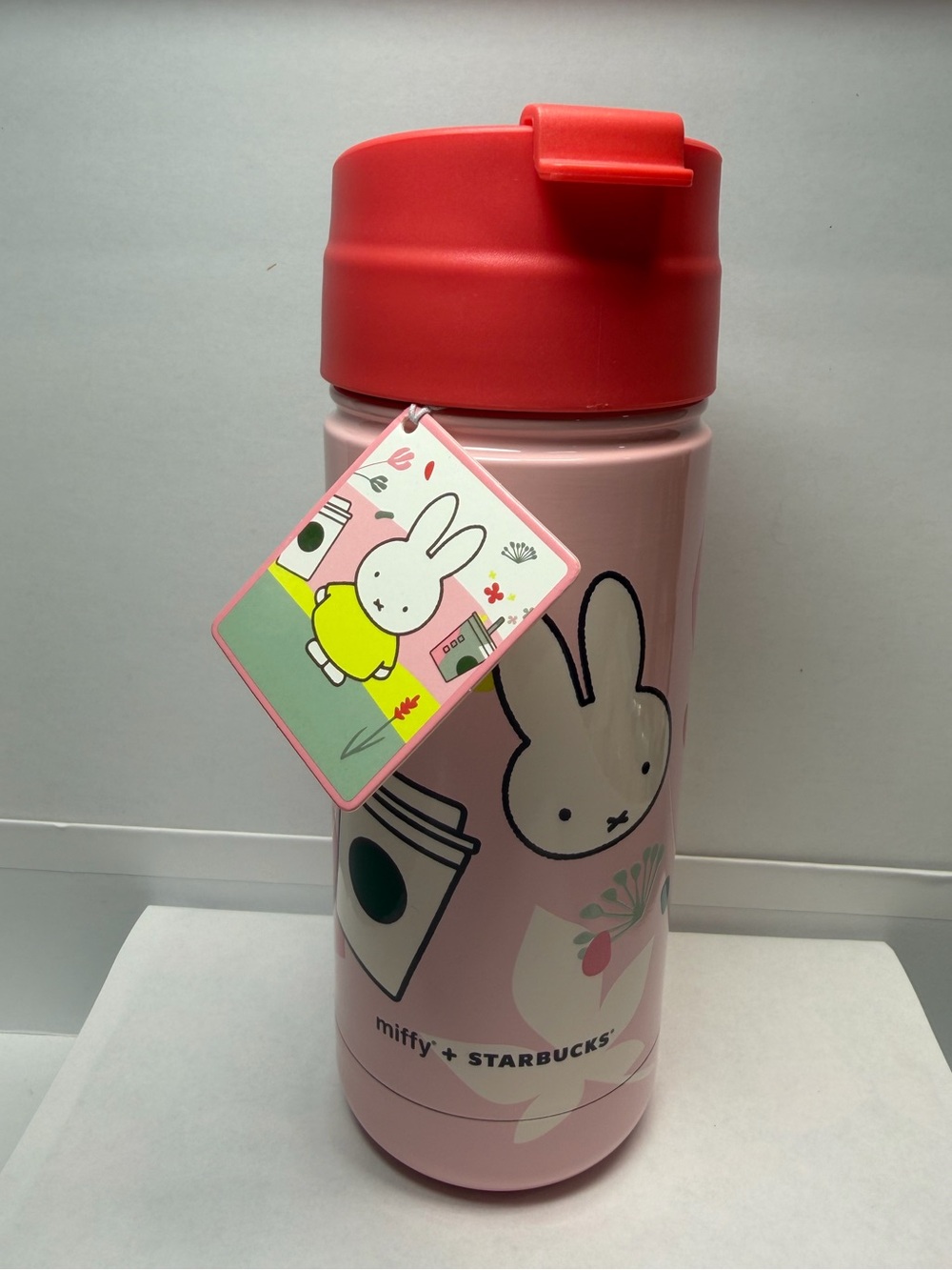 Starbucks x Miffy Pink Stainless Steel Tumbler Travel Mug 18oz NWT Limited Ed.